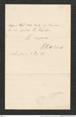 Nachlass Franz Steindachner, Brief von Robert Collett an Franz Steindachner (05.02.1884), Inv.Nr. 84.15, Seite 4